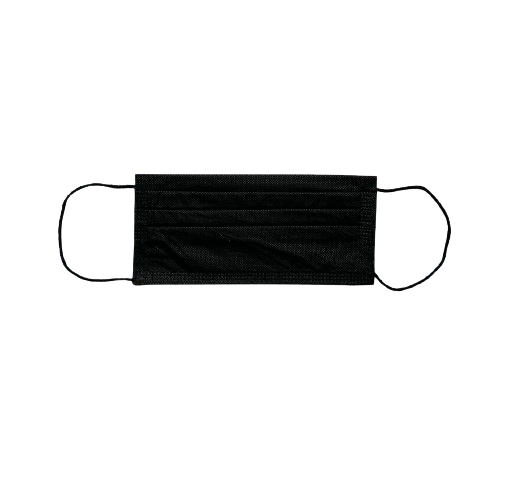 Black - Adult 3-Ply Disposable Face Masks (10-1,000 pack)
