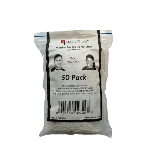 Kids Star Print 3-Ply Disposable Facemask (10-1,000 pack)